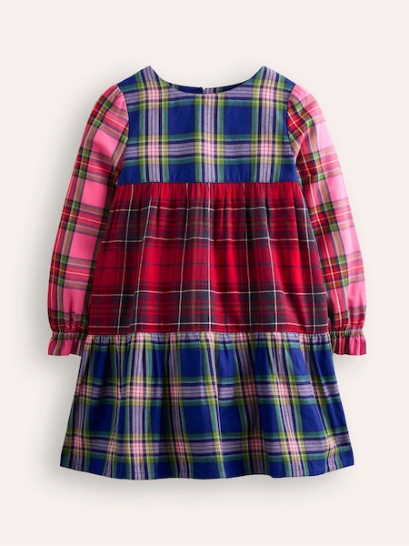 Boden Blue 100% Cotton Betsy Tiered Twirly Dress (AL9470) | AED102 - AED113