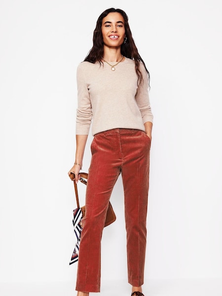 Boden Brown Kew Corduroy Trousers (AL9573) | €65