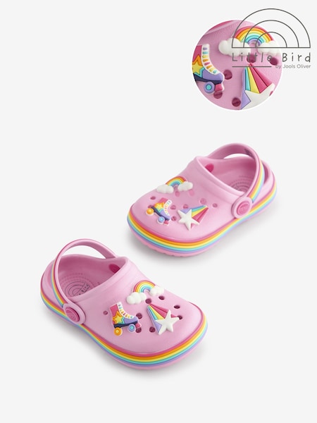 Little Bird by Jools Oliver Rainbow Charm Clogs (AL9600) | ‏105 د.إ.‏