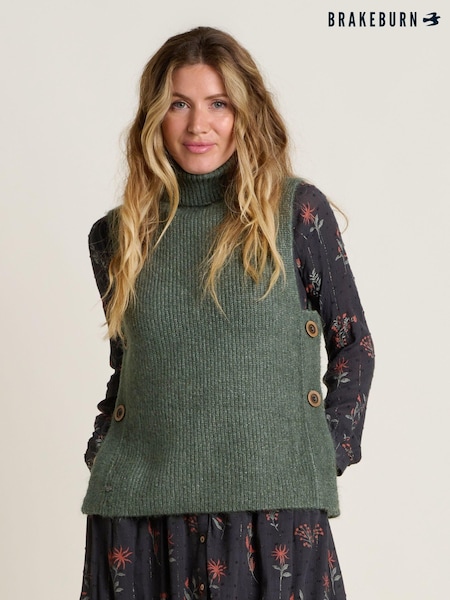 Brakeburn Button Side Knitted Vest (AL9687) | 250 LEI