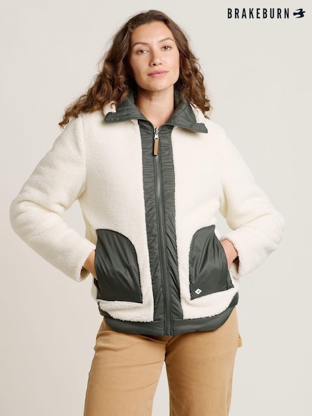 Brakeburn Fortunes Reversible Fleece Jacket (AL9698) | 394 LEI