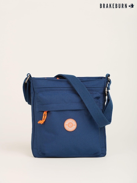Brakeburn Blue Large Classic Cross-Body Bag (AL9705) | kr500