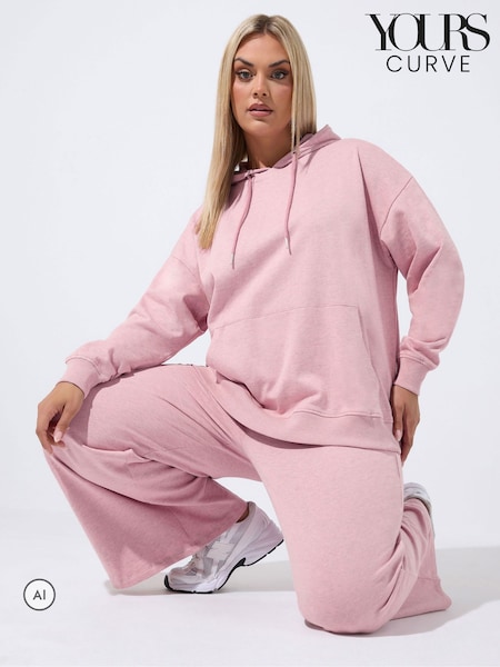 وردي - Yours Curve Limited Hoodie & Joggers Set