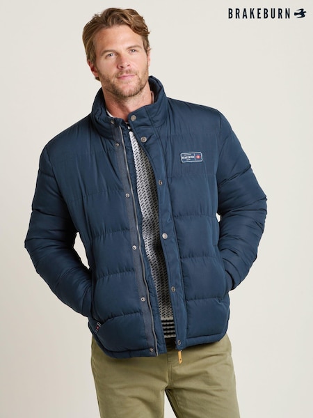 Brakeburn Blue Puffer Jacket (AL9762) | €73