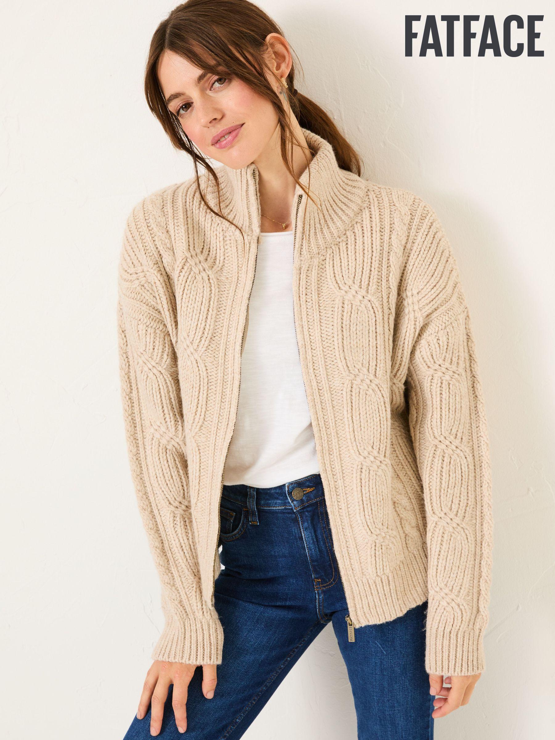 Women s Cardigans FatFace Natural Knitwear Next Oman