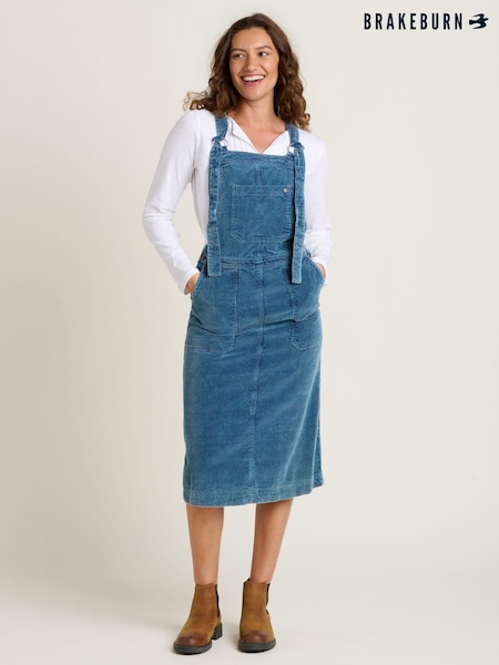 Brakeburn Blue Portland Pinny 100% Cotton Dress (AL9933) | €34