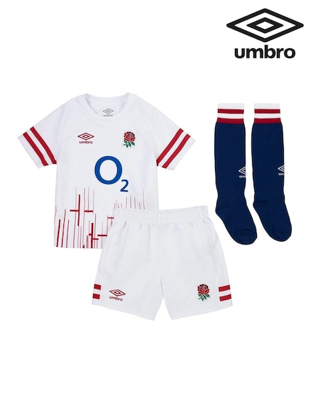 Umbro Infant England Rugby Home Replica White Kit (ALE495) | €31