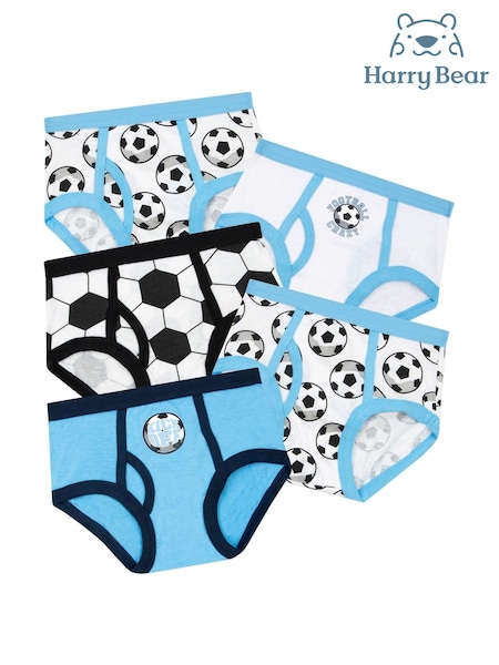 Harry Bear Football 100% Cotton Underwear 5 Pack (AM0149) | 19 €