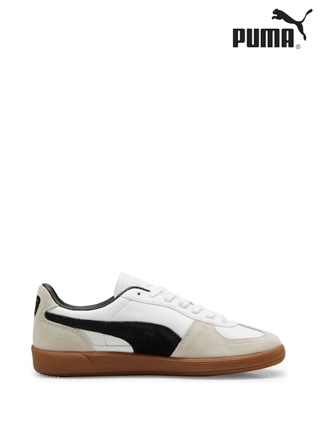 Puma White Mens Palermo Trainers (AM0168) | €99