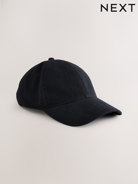 Black Linen Cap (AM0230) | kr146