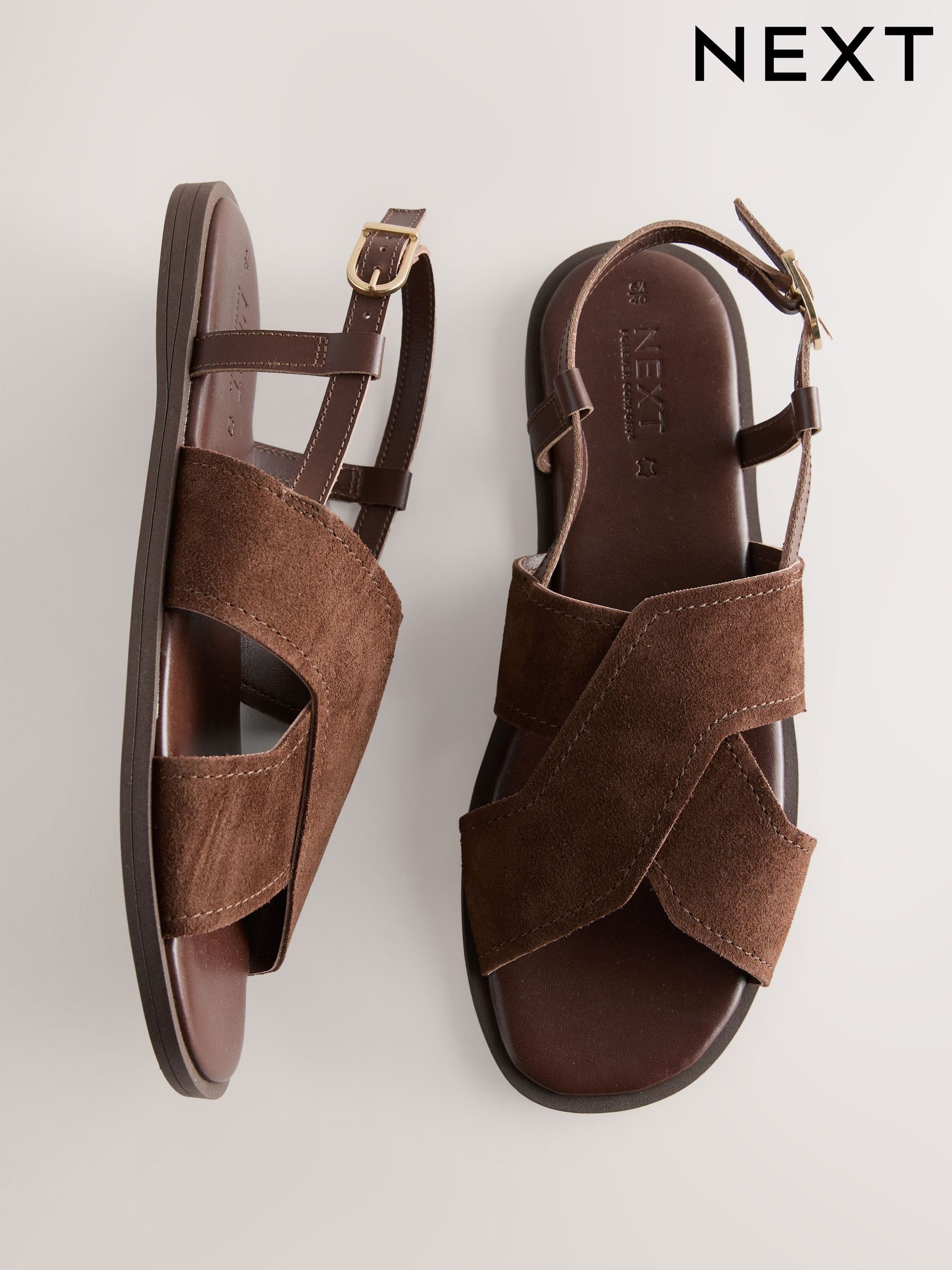 ★ ★ Long Beach Leather Sandals Brown T52F1ASN XXW68K0JE60N6M9999-03.jpg