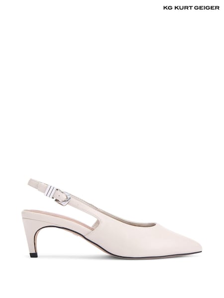 Cream - KG Kurt Geiger Beloved Slingback Shoes (AM0434) | € 79