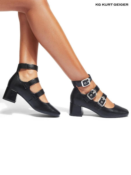 أسود - KG Kurt Geiger Selena Shoes (AM0435) | ‏411 ر.س.‏