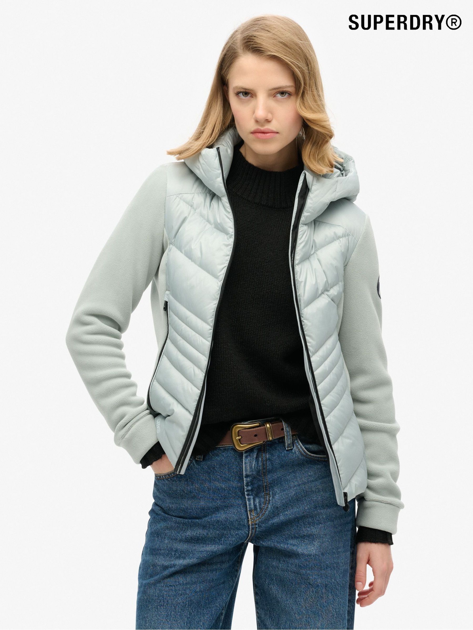 Superdry grey womens jacket cheap