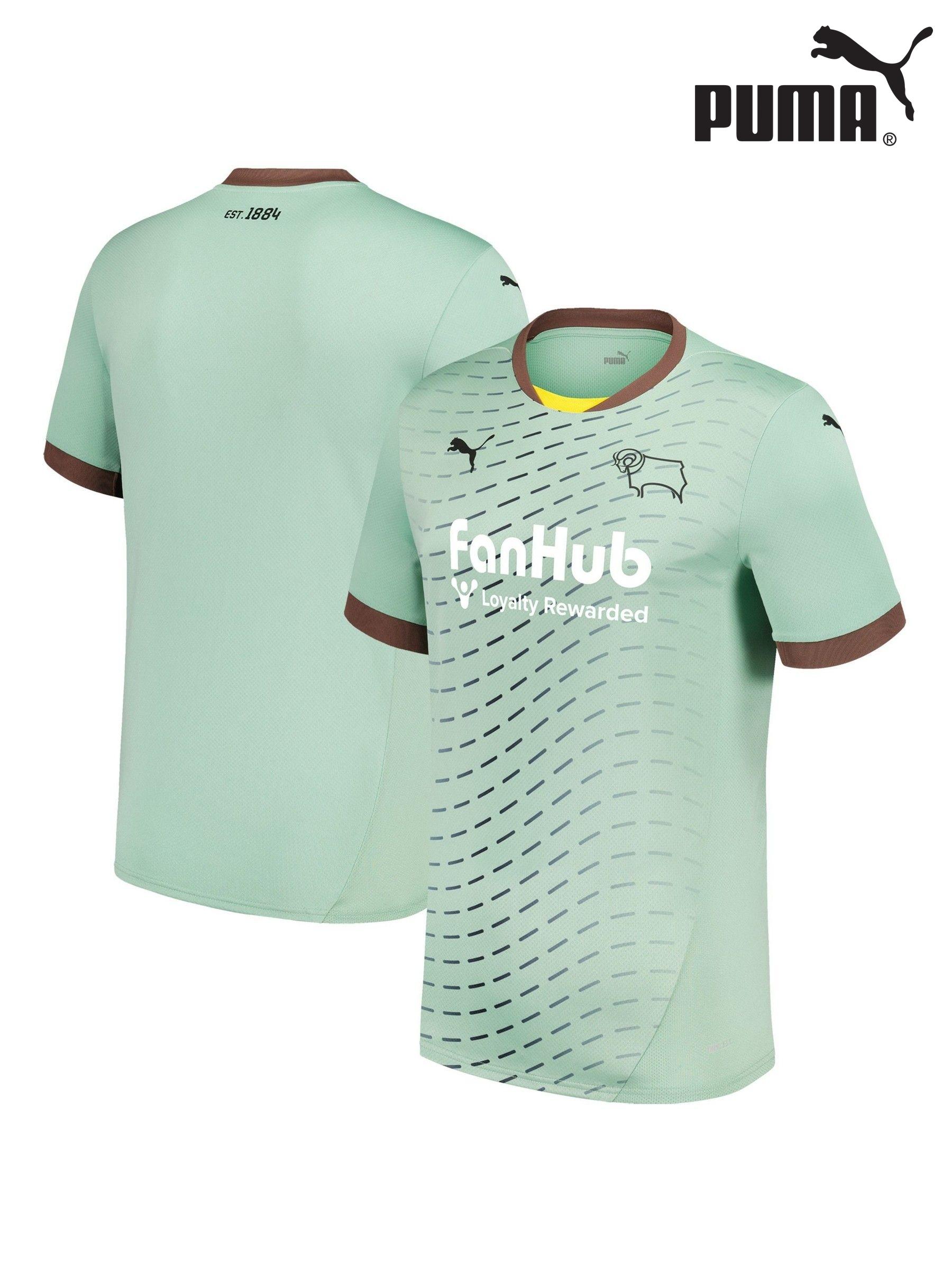 Men s Football Shirts Puma Green Tops Next Luxembourg