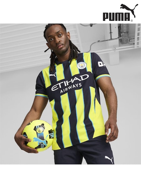 Puma Blue Manchester City Away Authentic Shirt 2024-25 (AM0765) | €79