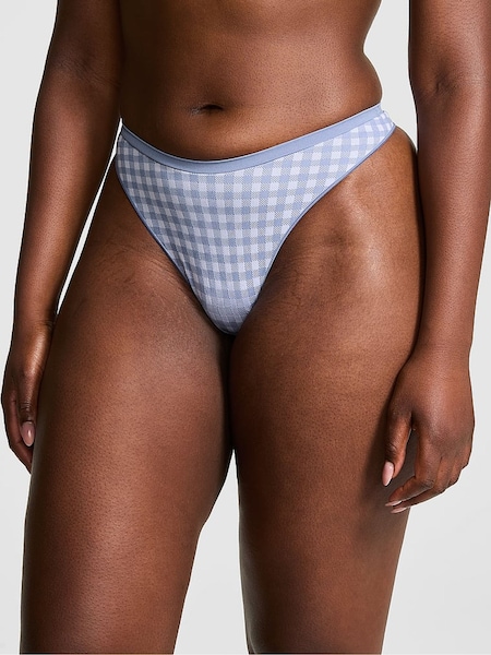 Victoria's Secret PINK Dusty Iris Blue Mini Scoop Thong Knickers (AM0911) | €10.50