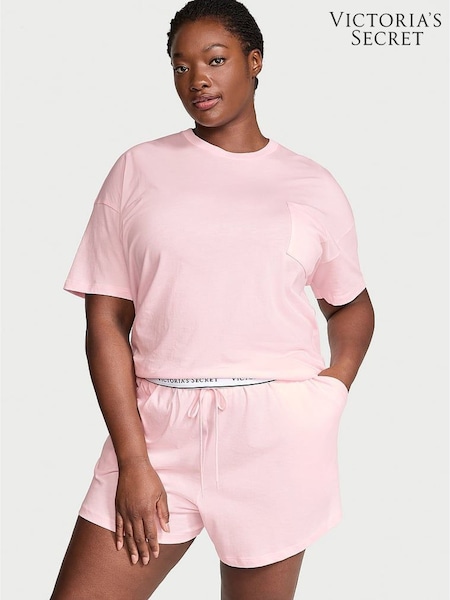 Victoria's Secret Angel Pink Short Cotton Pyjama Set (AM0923) | €52