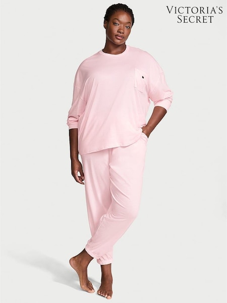 Victoria's Secret Angel Pink Trouser Cotton Pyjama Set (AM0931) | €56