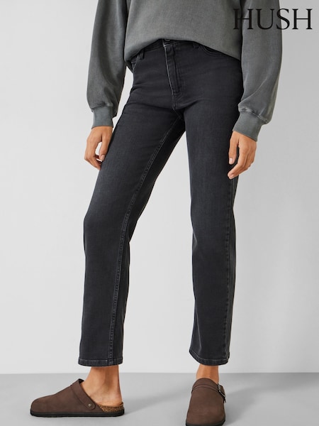 Hush Black Agnes Straight Jeans (AM0948) | €113
