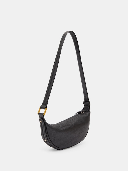 Musta - Hush Rory Crescent nahka Crossbody-laukku (AM0975) | €221