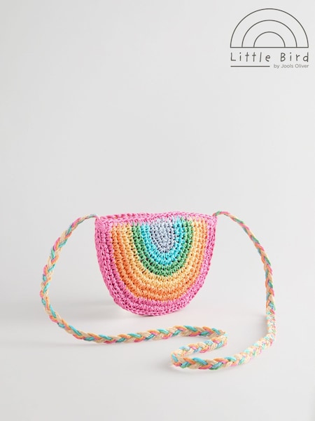 Little Bird by Jools Oliver Multi Rainbow Straw Bag (AM1121) | €20