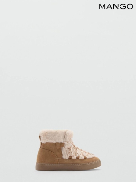 Mango Cream Ankle Zuric Boots (AM1128) | €42