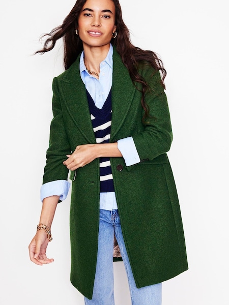 Boden Green Petite Chichester Textured Coat (AM1212) | AZN 551