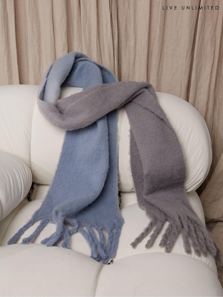 Live Unlimited Curve Ombre Fluffy Scarf (AM1825) | kr721