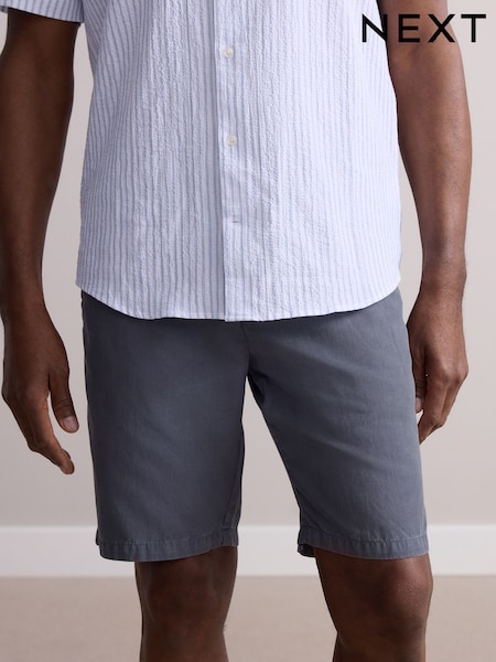 Blue Lightweight Elasticated Waist Shorts (AM1880) | €42