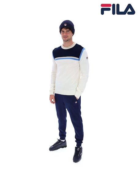 Fila Cream Grayson Knitted Crew Jumper (AM2102) | ₪327