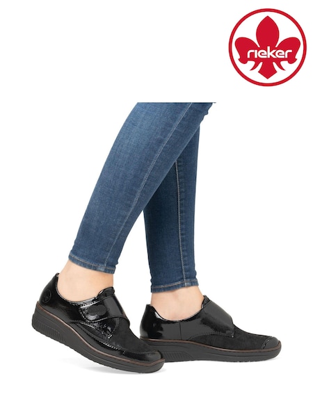 Черный - Rieker Womens Wedge Shoes (AM2237) | €46