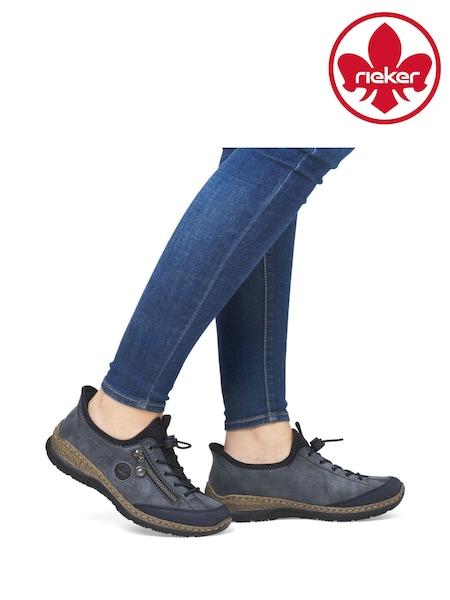 modra - Rieker Womens Ready To Go Hand Free Trainer Shoes (AM2240) | € 99