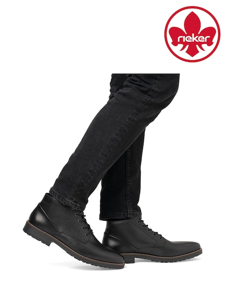 Rieker Mens Smart Ankle Black Boots (AM2256) | kr1 211