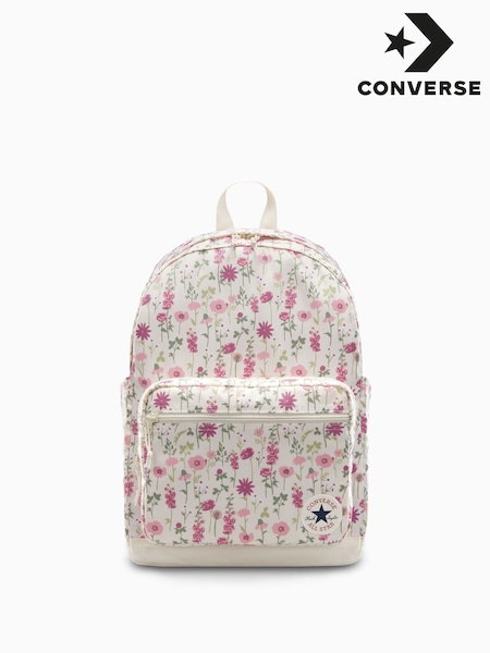 Converse Green Go 2 Wildflowers Floral Print Backpack (AM2264) | €48