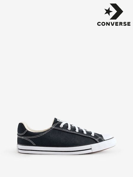 שחור - Converse Chuck Taylor All Star Dainty Lucky Low Trainers (AM2275) | ‏302‏₪