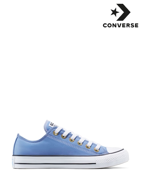 Converse Blue Chuck Taylor All Star Peached Canvas Low Trainers (AM2283) | €79