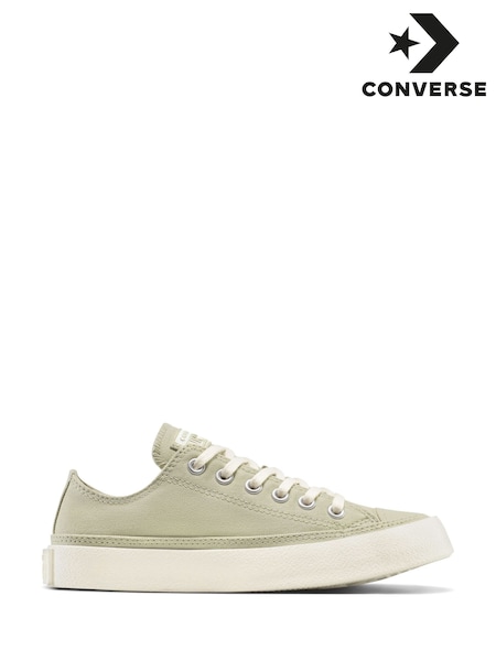 Converse Green Chuck Taylor All Star Crepe Sole Low Trainers (AM2288) | €83