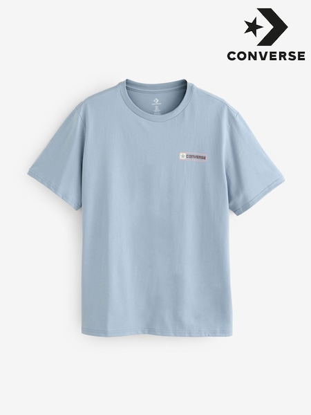 Converse Blue Graphic Logo Back Print T-Shirt (AM2310) | R$ 275