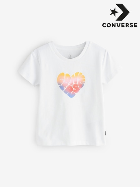 Converse White Heart T-Shirt (AM2332) | €29
