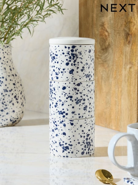 Set of 3 Stacking Storage Jars (AM2391) | €25