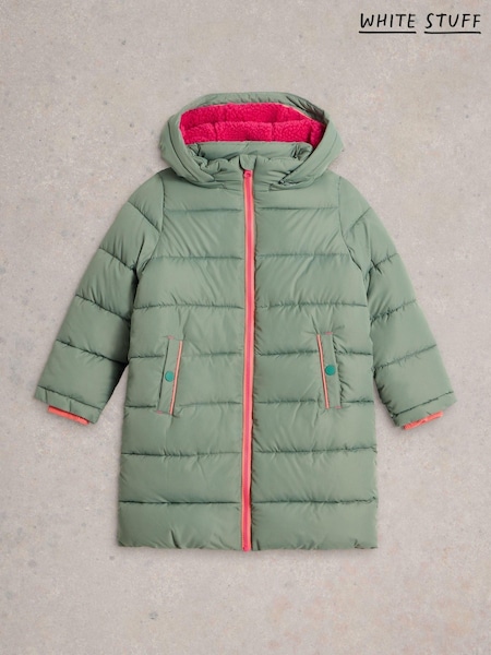 White Stuff Long Puffer Coat (AM2496) | 256 LEI