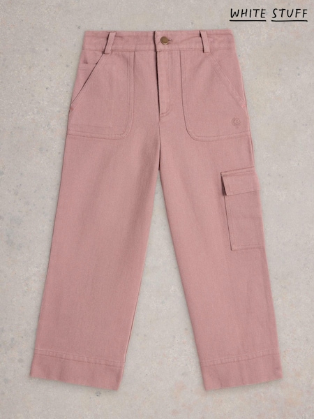 White Stuff 100% Cotton Mabel Twill Trousers (AM2533) | 112 LEI