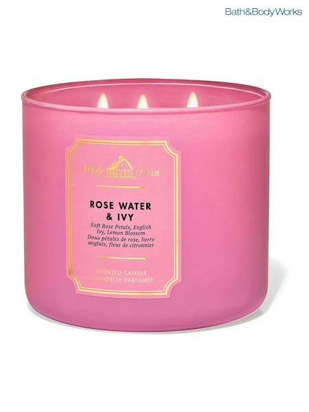 Bath & Body Works Rosewater And Ivy 3-Wick Candle 14.5 oz / 411 g (AM2742) | €27.50