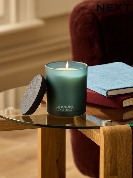 Teal Blue Palo Santo Candle (AM2818) | €13