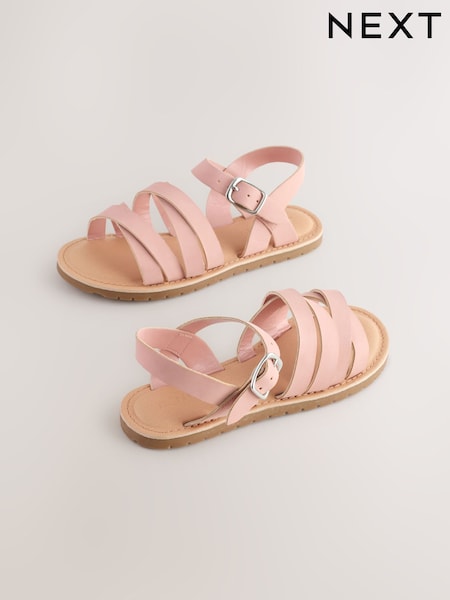 Pink Strappy Sandals (AM2966) | €27 - €38