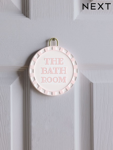 Reversible Slogan Bathroom Door Sign (AM2977) | €11
