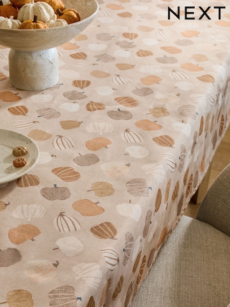 Natural Pumpkin Wipe Clean Tablecloth (AM3225) | R$ 235 - R$ 275