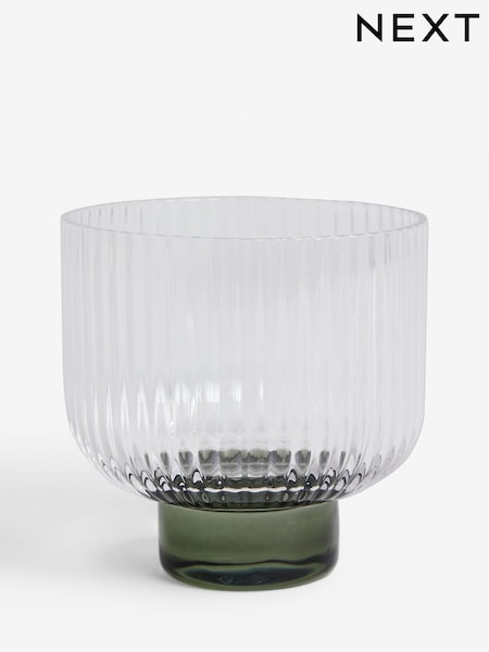 Set of 4 Green Darby Tumbler Glasses (AM3232) | €27