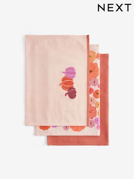 Set of 3 Pumpkin Tea Towels (AM3245) | 24 €